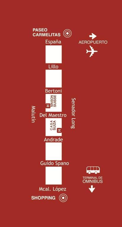أسونسيون Hostal Casa Suiza المظهر الخارجي الصورة